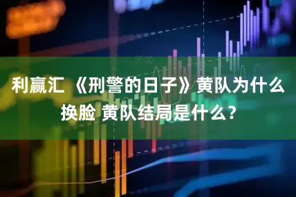 利赢汇 《刑警的日子》黄队为什么换脸 黄队结局是什么？